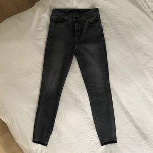 J Brand Alana High Rise Crop Skinny Jeans